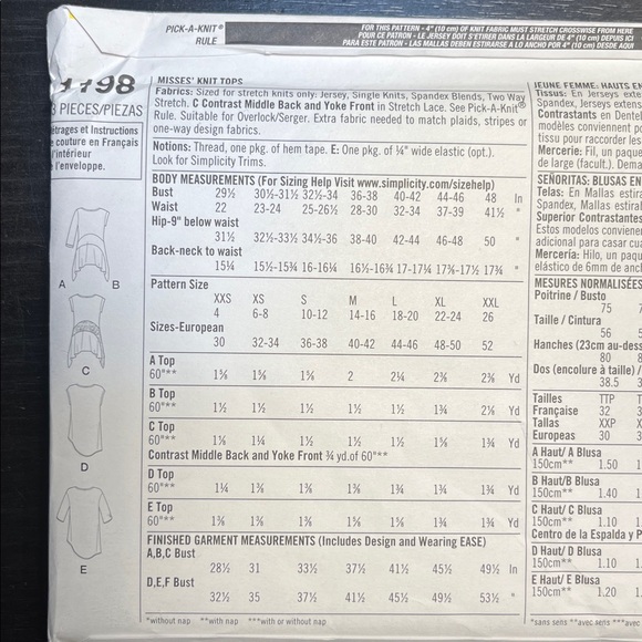 Simplicity pattern 1198 - Picture 3 of 3